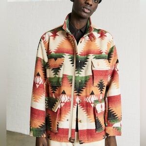 BDG Multicolor Geometric Jacket